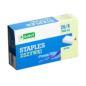 Zszywki D.Rect 26/6 1000