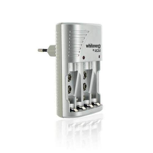 Ładowarka Whitenergy na 4xAA/4xAAA 2x6F22 (9V) 400mA