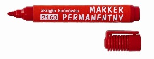 Marker permanentny D.rect 2160 czerwony