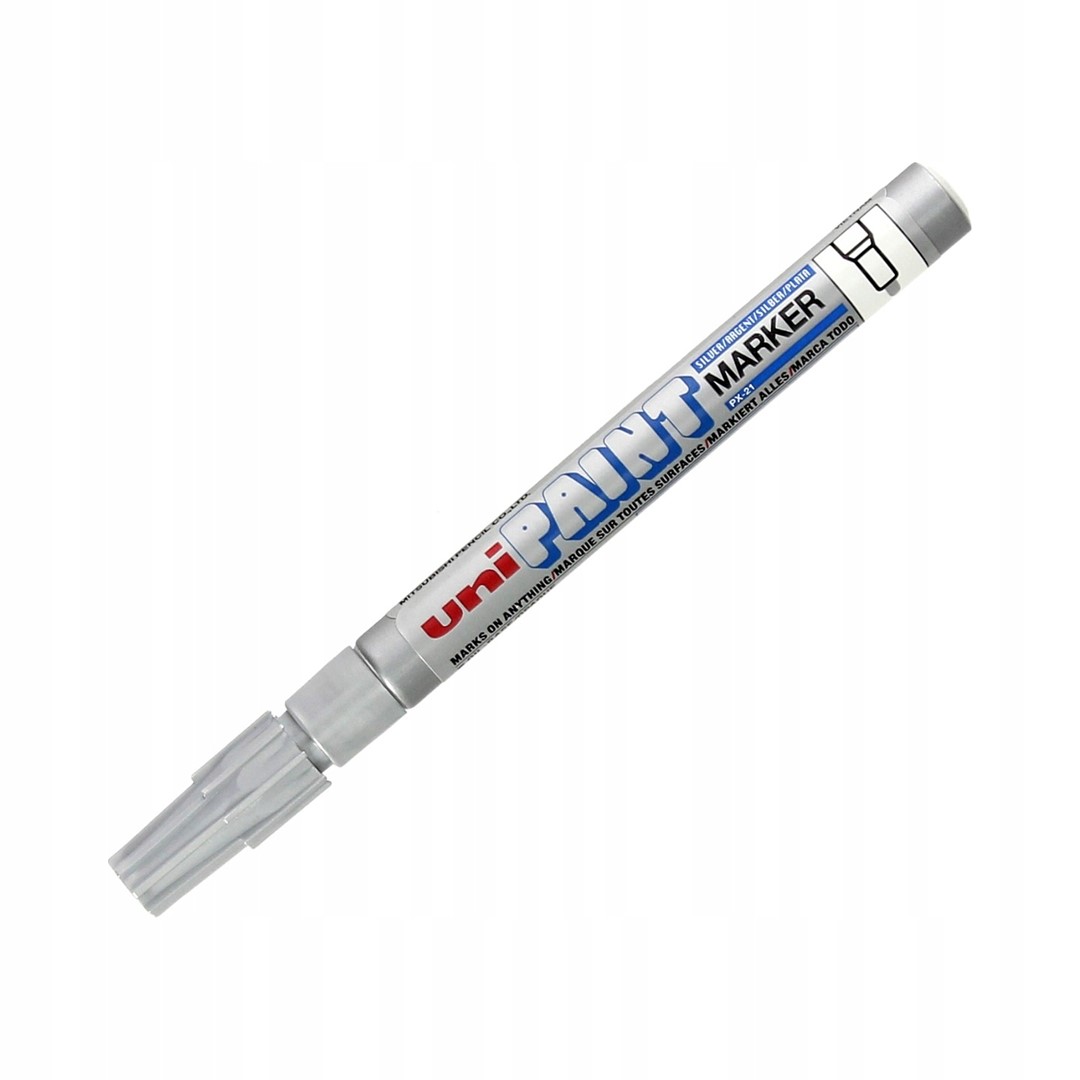 Marker olejowy Uni PX-21 srebrny