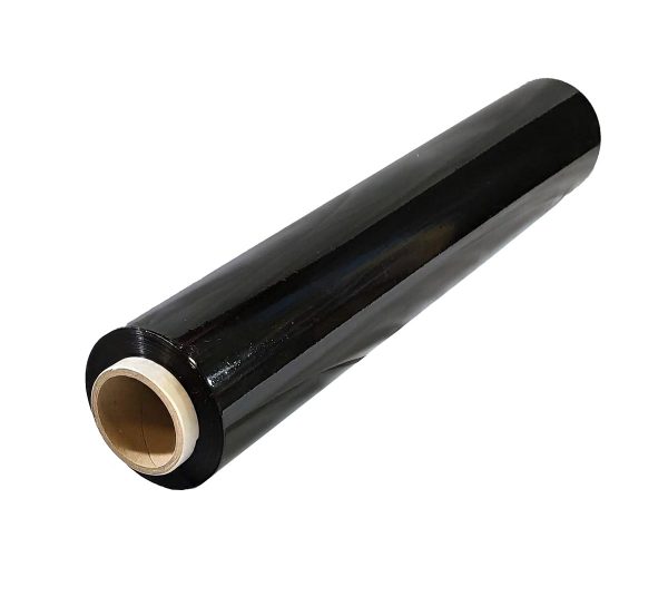 Folia Stretch 1,5kg czarna 23mic 1,2kg netto