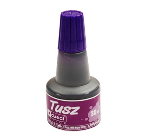 Tusz do stempli d.rect 30ml fioletowy