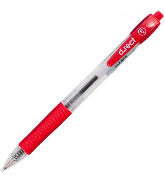 Długopis automatyczny d.rect  294 czerwony
