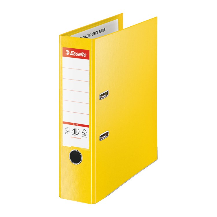 Segregator Esselte No.1 Power Vivida Plus A4/80 żółty