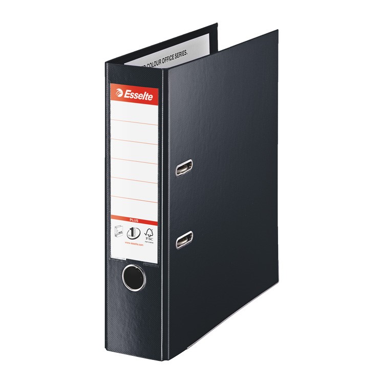 Segregator Esselte No.1 Power Vivida Plus A4/80 czarny