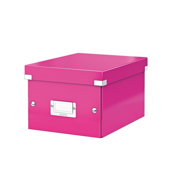 Pudło uniwersalne Leitz Click & Store A5 różowy metaliczny