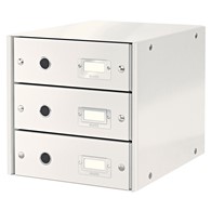 Pojemnik z 3 szufladami  Leitz Click & Store biały