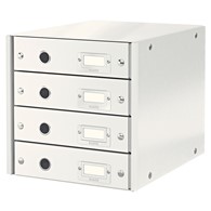 Pojemnik z 4 szufladami  Leitz Click & Store biały