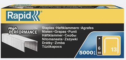 Zszywki do zszywaczy pistoletowych Rapid 13/6 5000szt