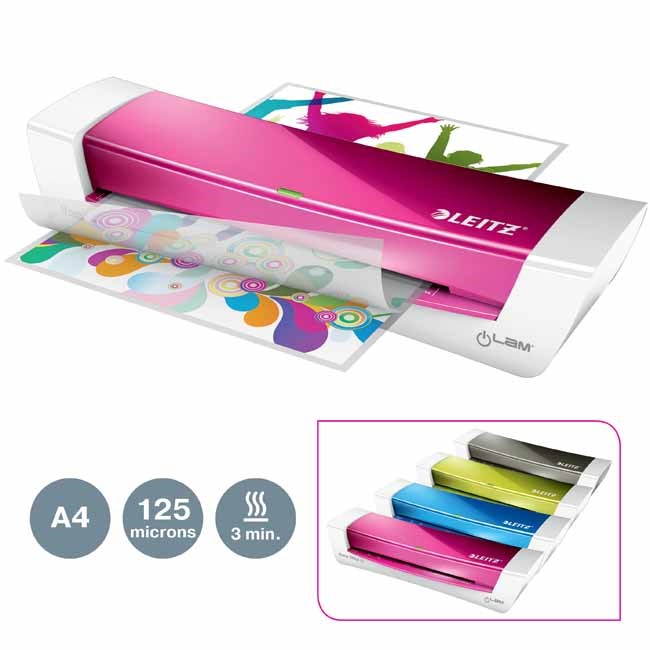 Laminator Leitz iLAM Home Office A4 niebieski