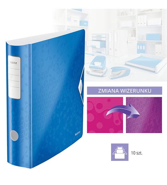 Segregator Leitz Active WOW A4/75 niebieski