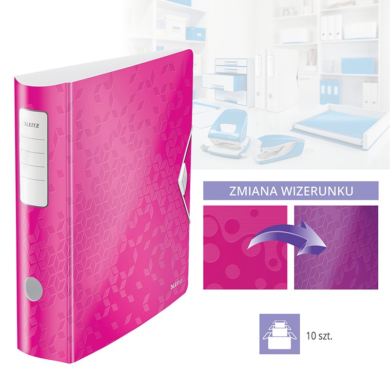 Segregator Leitz Active WOW A4/75 różowy