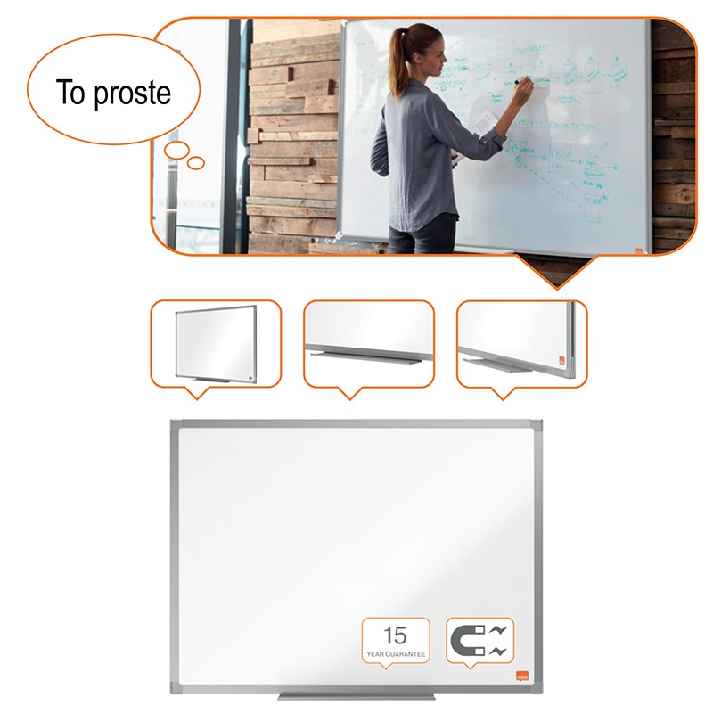Tablica stalowa Nobo Essence120x90cm