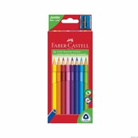 Kredki trójkątne Jumbo Faber-Castell 10 kolorów