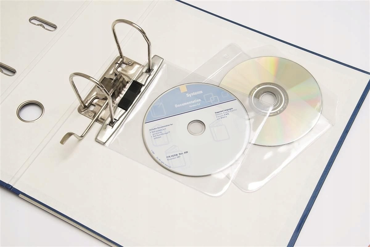 Koszulka na płyty CD/DVD wpinana 5szt.