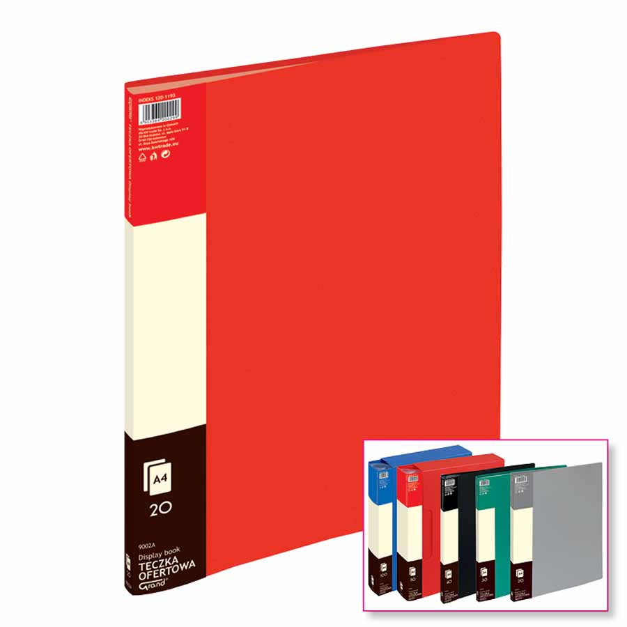 Album ofertowy Grand A4 20k. czerwony