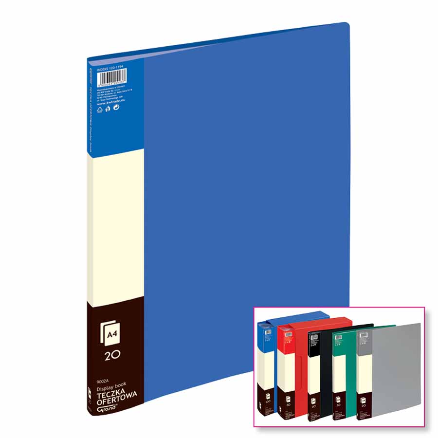 Album ofertowy Grand A4 20k. niebieski