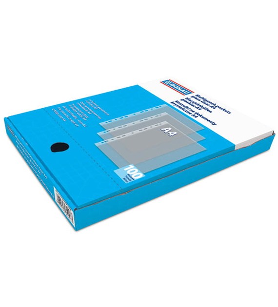 Koszulka krystaliczna Donau A4/100 w kartoniku 45 mic.