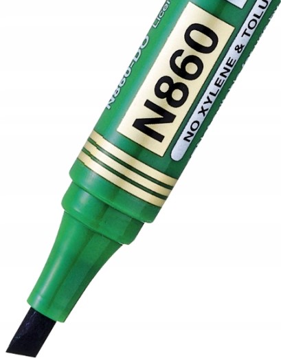 Marker permanentny Pentel N860 ścięta zielony