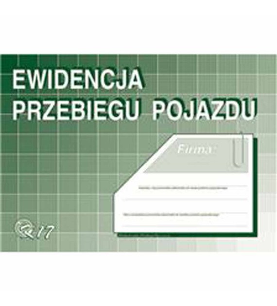 Ewidencja przebiegu pojazdu A5 offset