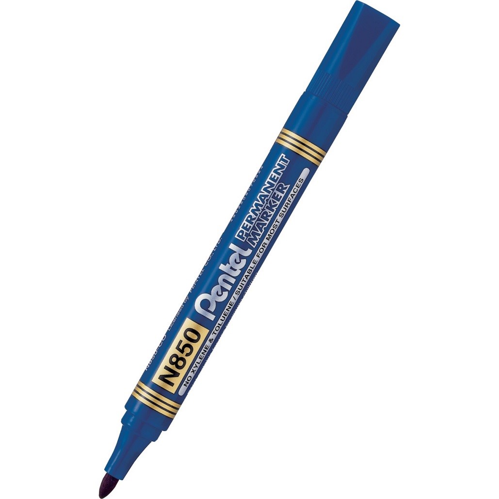 Marker permanentny Pentel N850 okrągła niebieski