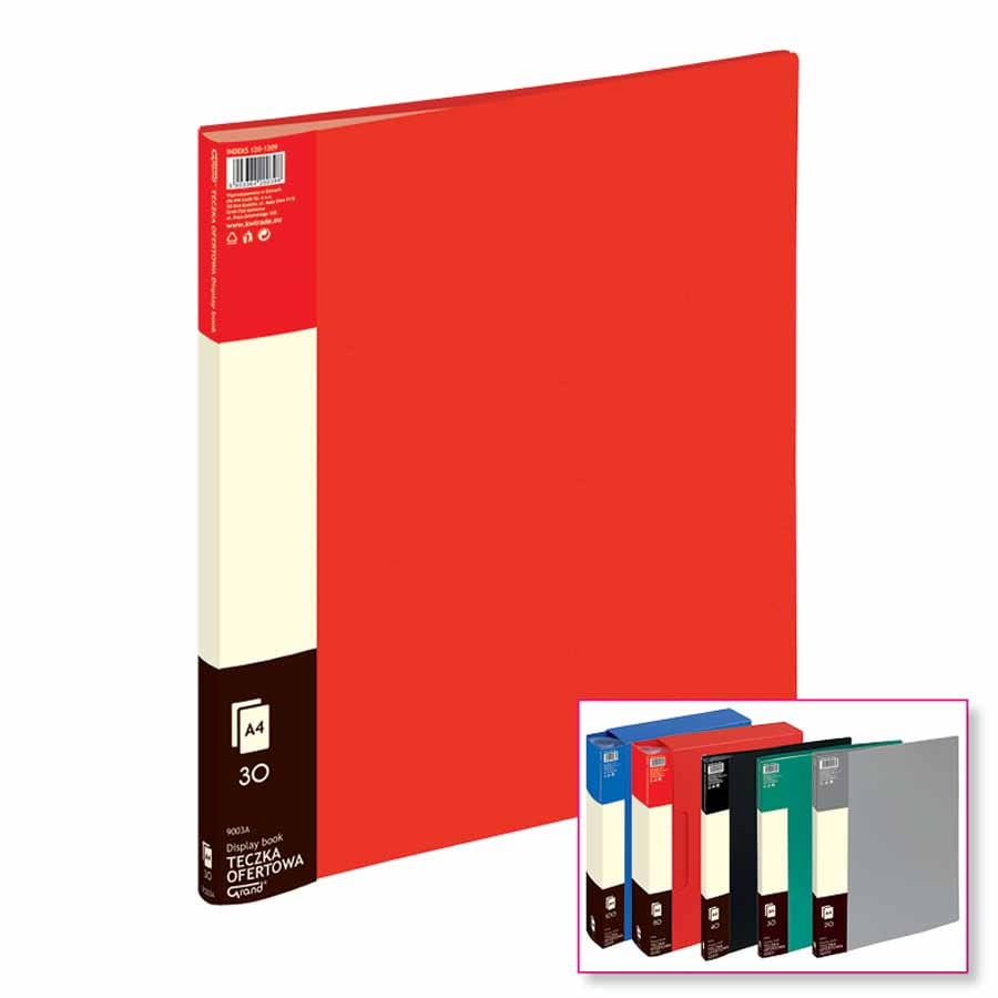 Album ofertowy Grand A4 30k. czerwony
