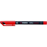 Foliopis Stabilo OHPen Universal M 1,0mm czerwony