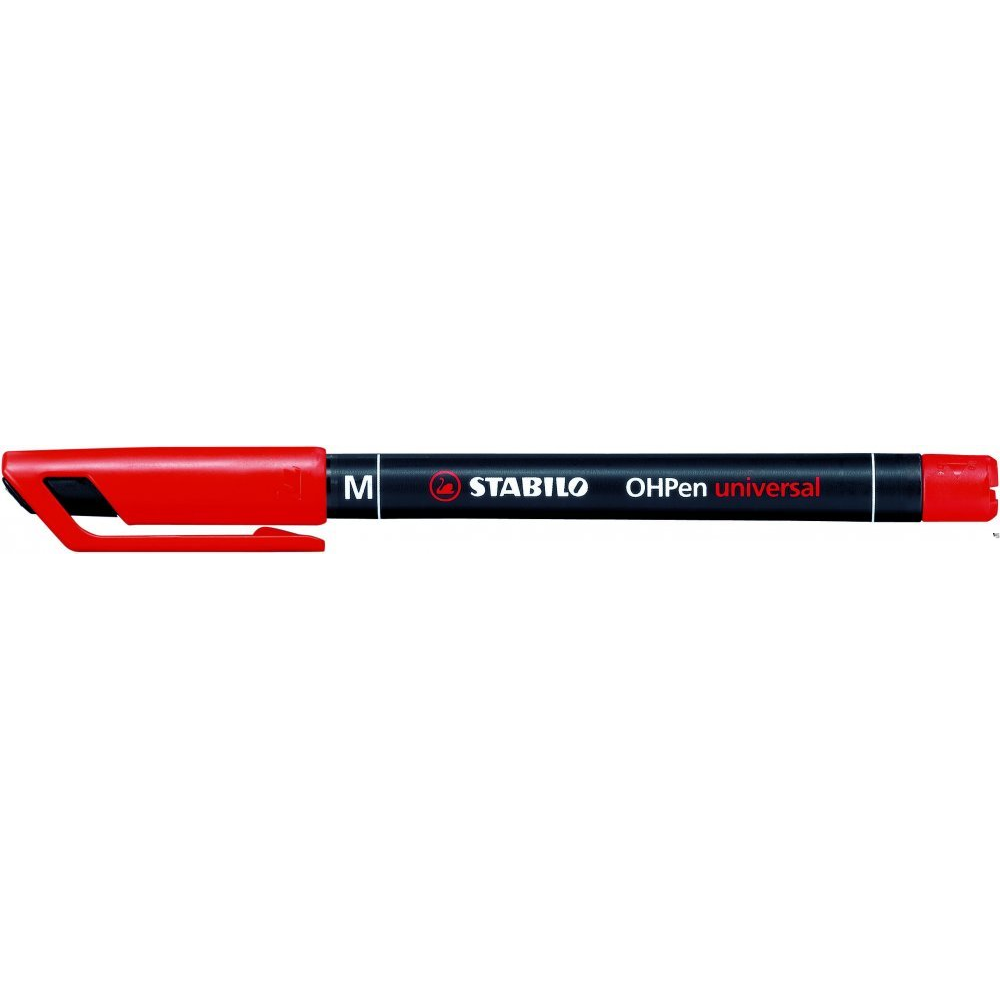Foliopis Stabilo OHPen Universal M 1,0mm czerwony