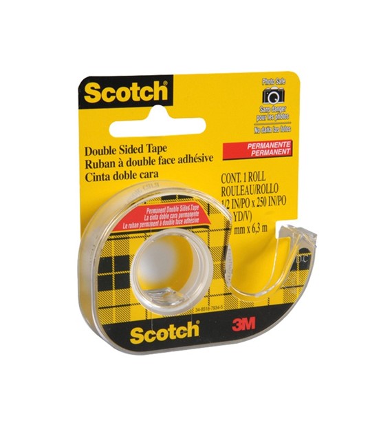 Taśma dwustronna Scotch 136D 12mmx6,3mb