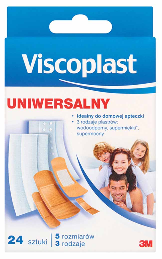 Plaster uniwersalny Viscoplast opak.24szt.