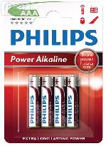 Bateria Philips alkaliczna power LR03 AAA op/4szt.