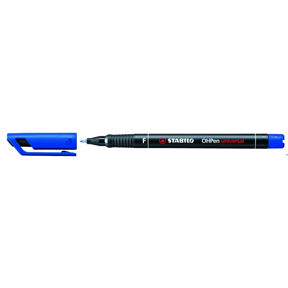 Foliopis Stabilo OHPen Universal F 0,7mm niebieski