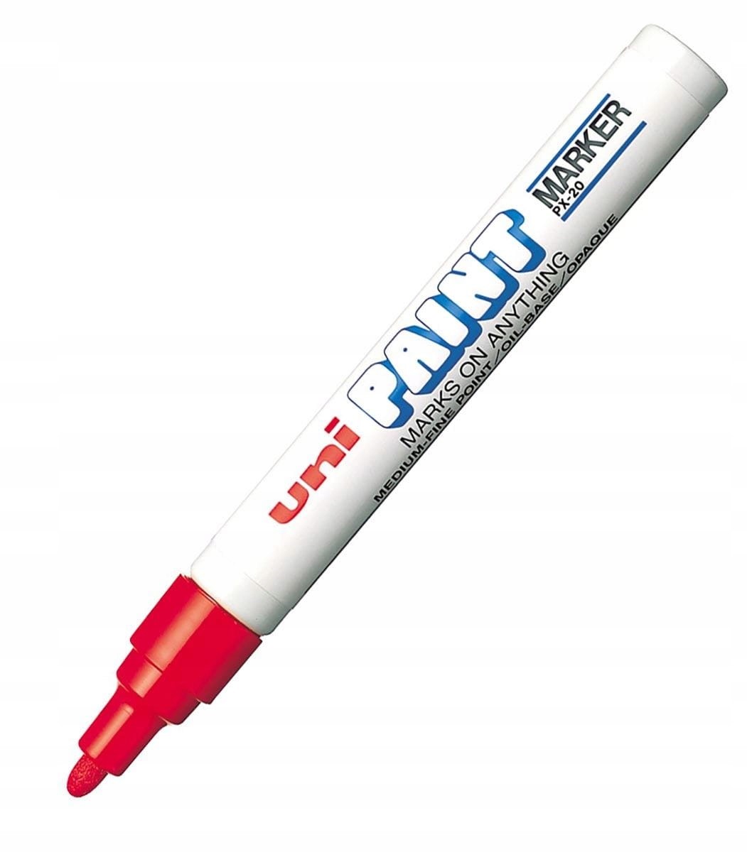 Marker olejowy UNI PX-20 czerwony