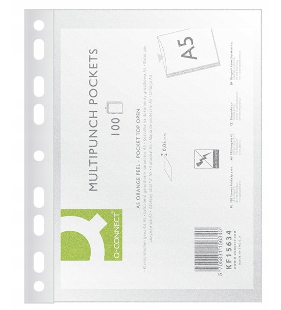 Koszulka groszkowa Q-Connect A5/100 50mic