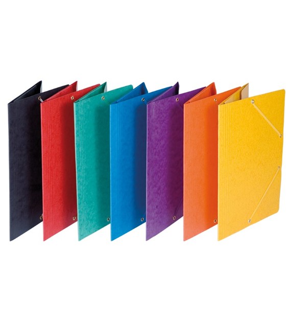 Teczka preszpanowa z gumką Donau A4 pomarańczowy