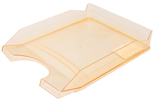 Szuflada na dokumenty Office Products A4 pomarańczowy przeżroczysty