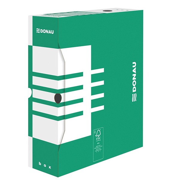 Pudło archiwizacyjne Donau 100mm zielony