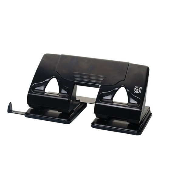 Dziurkacz czterootworowy do 35 kartek Sax 588 czarny