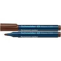 Marker permanentny Schneider 130 brązowy