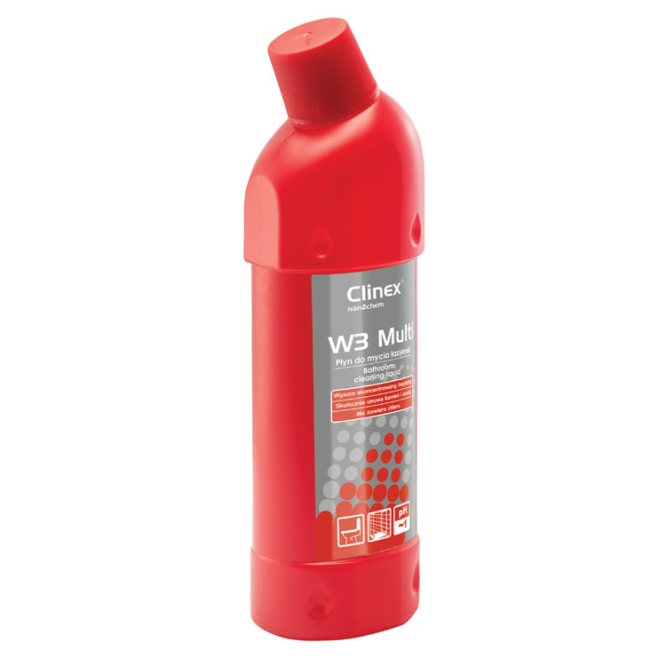 Płyn do mycia sanitariatów Clinex W3 koncentrat 1L