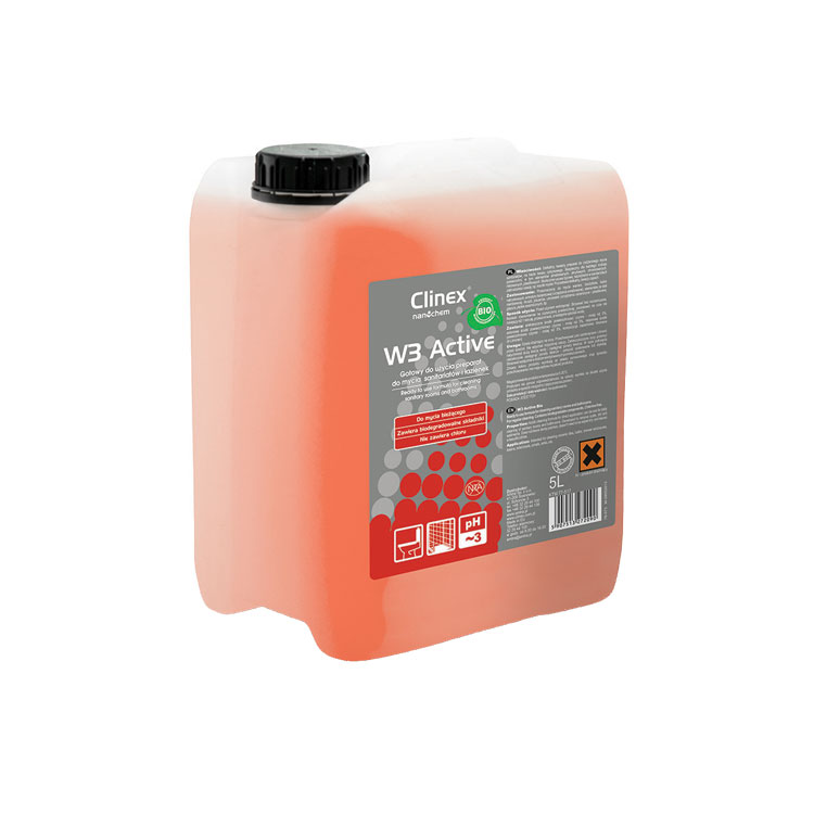 Płyn do mycia sanitariatów Clinex W3 Active 5L