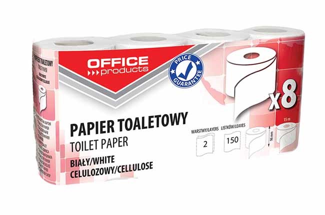 Papier toaletowy Office Products Economy biały 8szt./opak