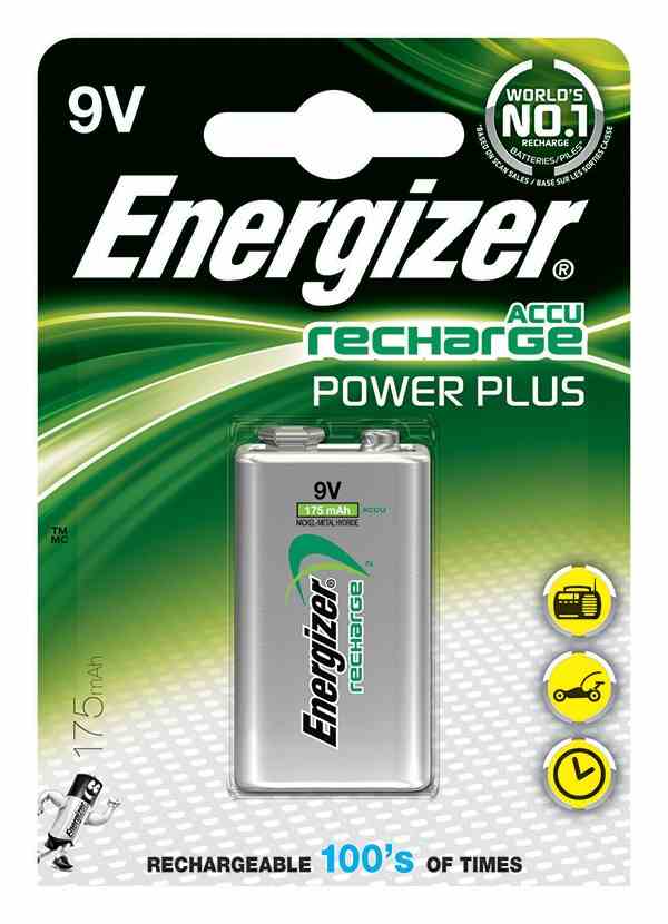 Akumulatorki Energizer Power Plus HR22 9V 175 mAh