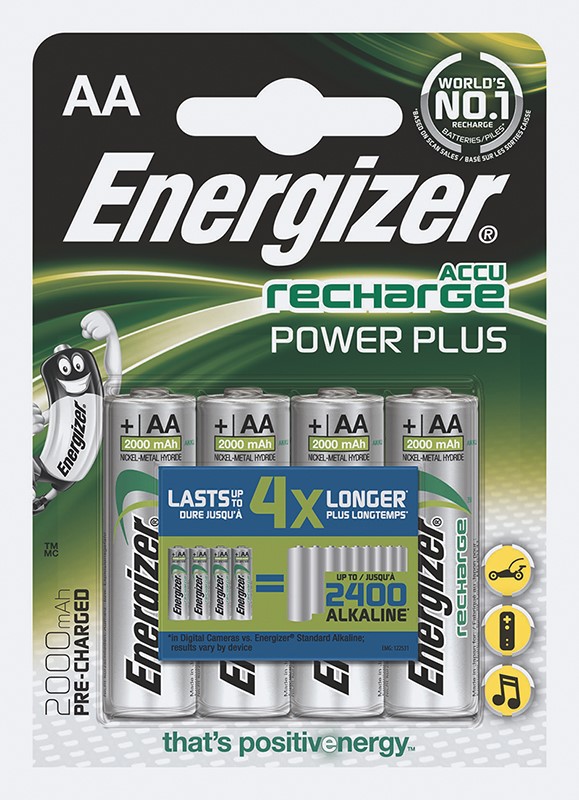 Akumulatorki Energizer Power Plus LR6 2000mAh 4szt.