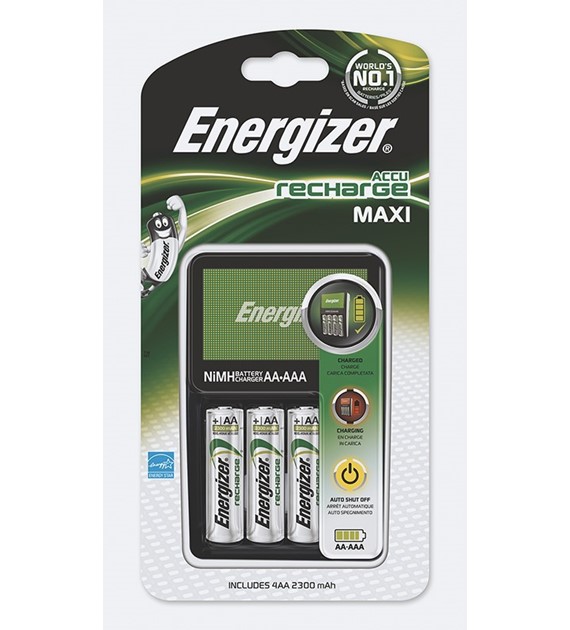 Ładowarka Energizer Maxi + 4 szt LR06 Power Plus