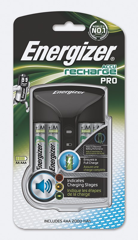 Ładowarka Energizer Pro Charger + 4 szt LR06 Power Plus
