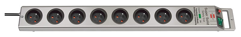 Listwa przeciwprzepięciowa Brennenstuhl SuperSolid 8 gniazd 2,5m