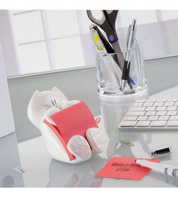 Podajnik Post-it w z bloczkiem czerwonym Z-Z KOTEK