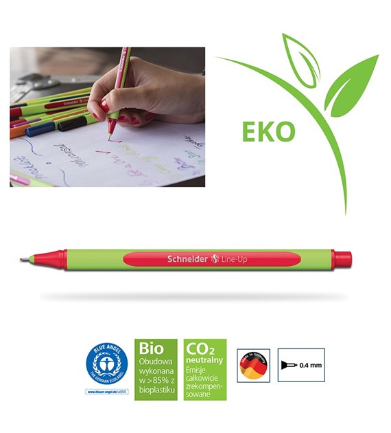 Cienkopis Schneider Line-Up czerwony