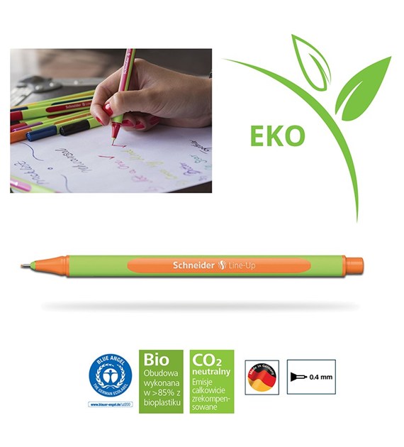 Cienkopis Schneider Line-Up pomarańczowy
